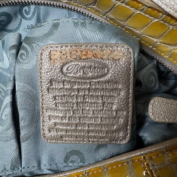 Brighton Jane Pale Gold Shoulder Bag with Silver Hardware - Picture 9 of 16